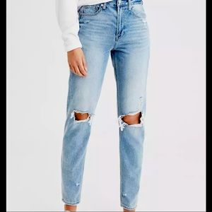 American Eagle Outfitters Ripped Mom Jeans